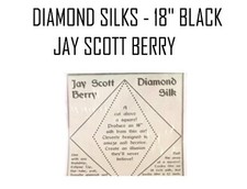 DIAMOND SILK - 18 INCH - JAY SCOTT BERRY - BLACK