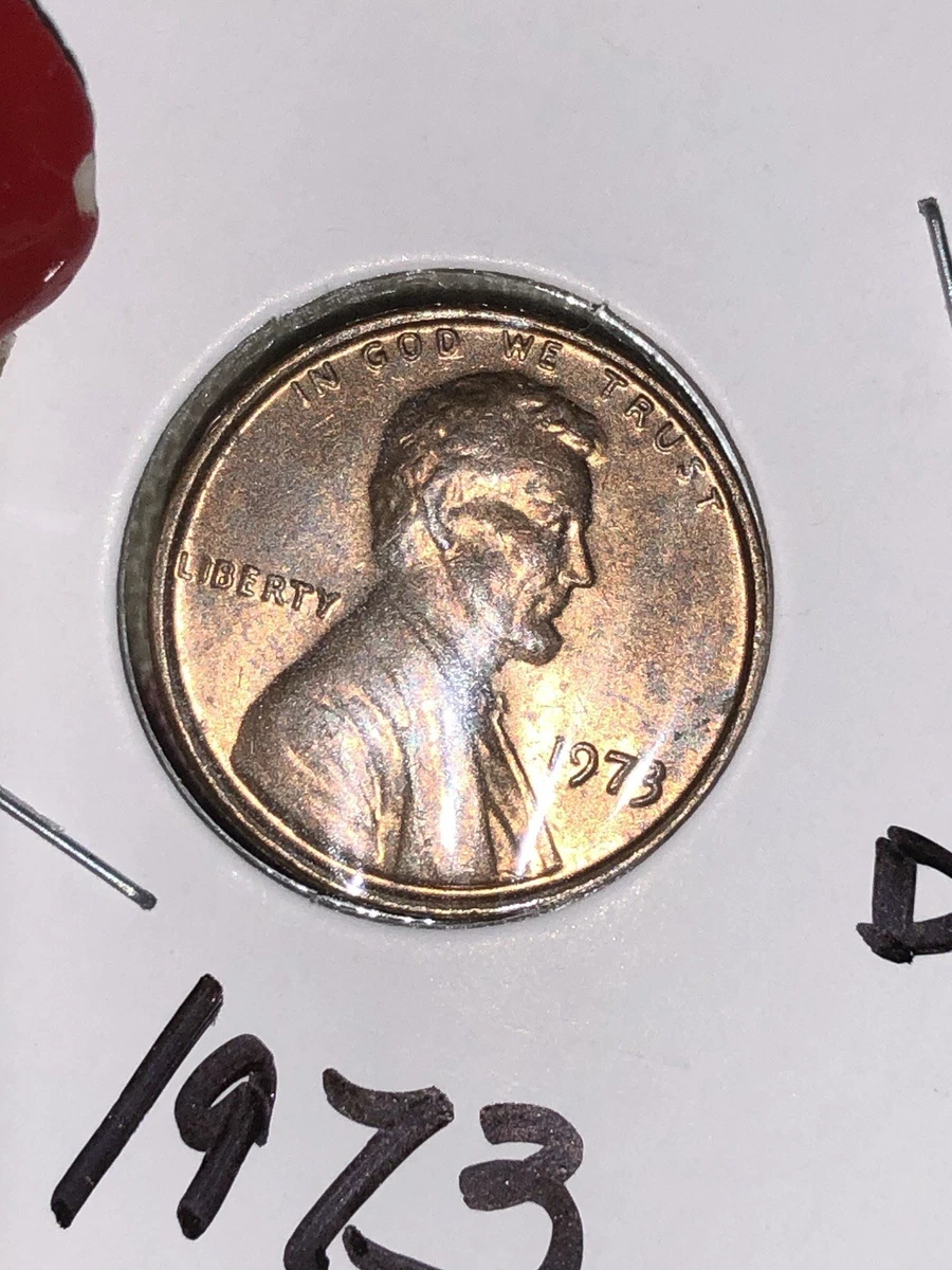 Circulated 1973 Lincoln Memorial Small Cents (1959-2008) for sale