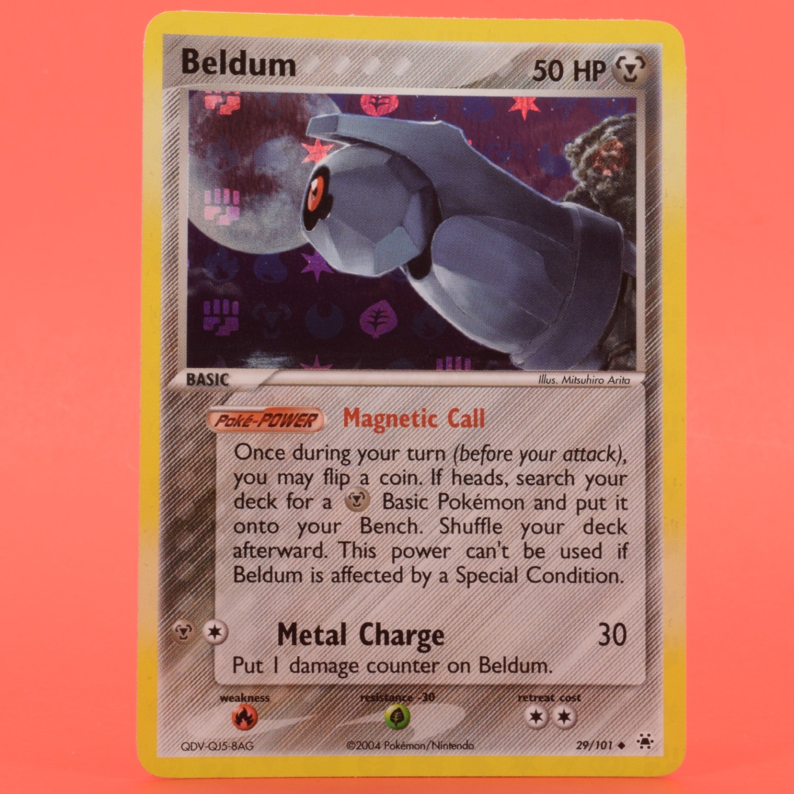 Pokemon TCG English Card ex Hidden Legends Beldum 29/101 Reverse Holo