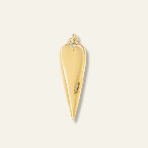 Hart Jewelry Charleston Shop Hart Brand Gold Cracked Heart Charm