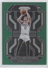 2021-22 Panini Prizm Green Prizm Marcus Zegarowski #300 1s8