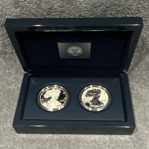 2012 American Eagle San Francisco Two-Coin Silver Proof Set in OGP/wCOA