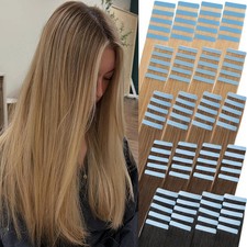 Invisible 100g Tape in Thick Skin Weft 100 Remy Human Hair Extensions Ombre