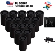 Film Canisters with Caps 35 mm Empty Camera Reel Storage Containers Case Plas...