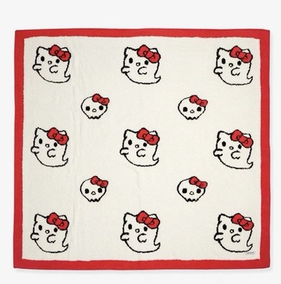 Posh Peanut Hello Kitty Ghost Luxe Cuddle Patoo Blanket Halloween NWT Sealed