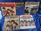 5 ORIGINAL BEATLES VINYL 45s - A HARD DAYS NIGHT EIGHT DAYS A WEEK  LADY MADONNA