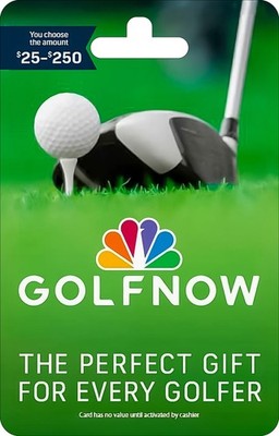 GolfNow Physical Gift Card - $50