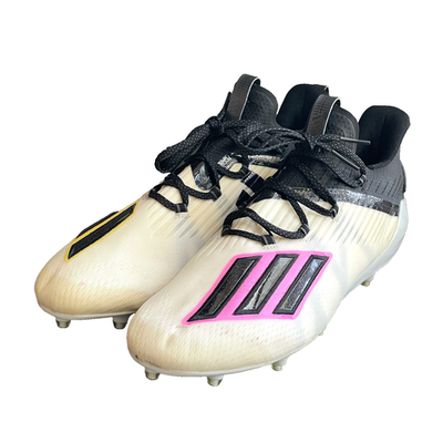 Adidas Adizero Low Football Cleats White Black NEW ?NEW Adidas Adizero Low Football Cleats Mens White/Black  main image 3
