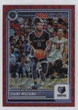2023-24 Panini NBA Hoops Premium Stock Red Prizm 70/88 Ziaire Williams #260 7n6