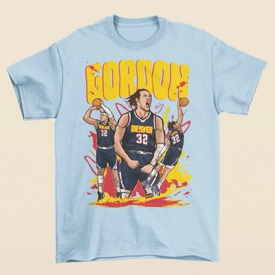 Aaron Gordon Cartoon Style Denver Basketball T-Shirt