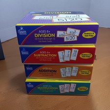 Carson Dellosa Math Flashcards Through 12 Lot Addition Subtraction Mult Div