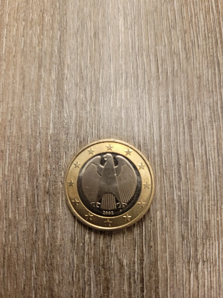 piece 1 euro Allemagne rare et fautee - Photo 1/1