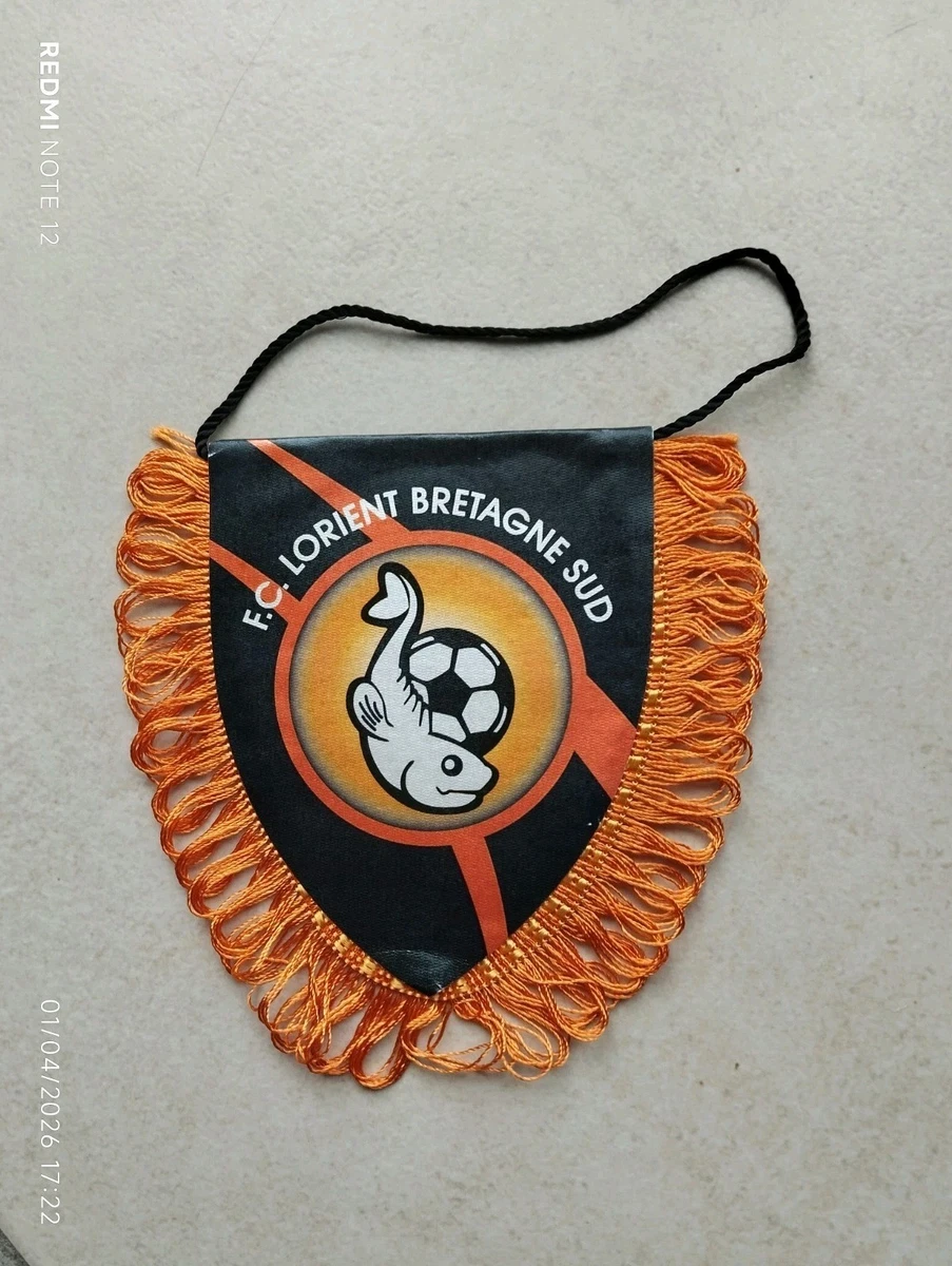 Amiens fanion mini maillot vintage football pennant