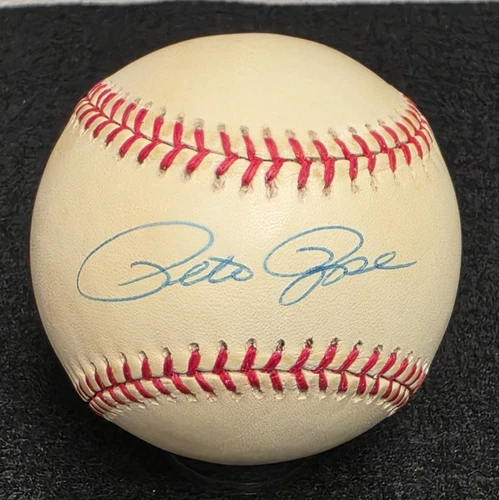 PETE ROSE Signed Official Baseball-HALL OF FAME?-PHILLIES-CINCINNATI REDS-JSA