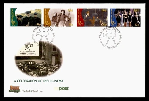 DR WHO 1996 IRELAND FDC CINEMA STRIP M77284