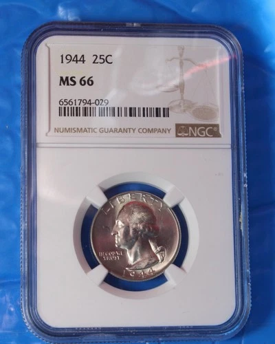 1944-P Washington Quarter NGC MS66