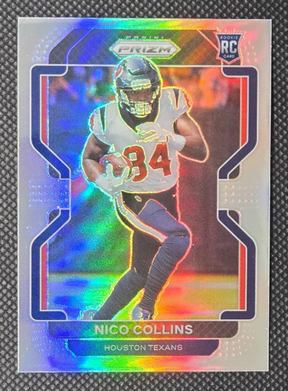 2021 Panini Prizm - Rookie Nico Collins #V-360 Silver Prizm (RC) Houston Texans