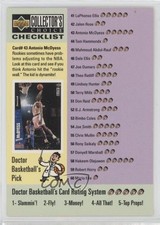 1996-97 Upper Deck Collector's Choice Checklist Antonio McDyess Eddie Jones 0w7