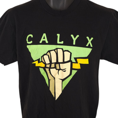 Calyx Institute T Shirt Mens Size Medium Black Made In USA