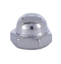 B&P Lamp Nickel Cap Nut 8/32