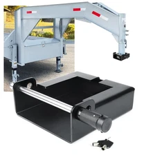 Patent-Designed Gooseneck Trailer Lock | Secure Your Trailer with Two Lock Po...