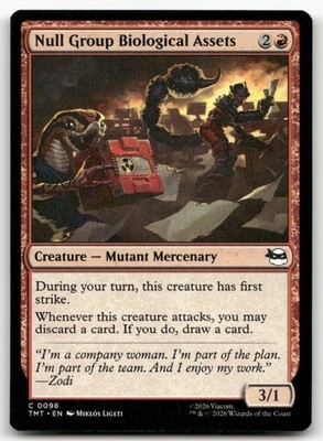 Null Group Biological Assets #98 (NM) Teenage Mutant Ninja Turtles TMT Magic MTG