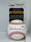 Mike Mussina Yankees Orioles signed MLB Baseball Ball W/ HOF Inscription JSA