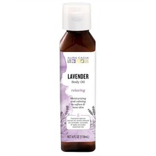 Aura Cacia Body Oil, Relaxing Lavender, 4 Fluid Ounce 4 Fl Oz (Pack of 1)