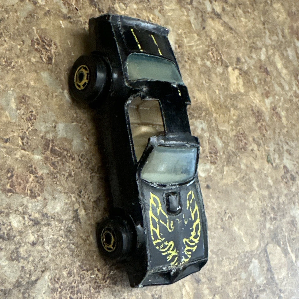 Llantas Hot Wheels Hot Bird Trans Am 1977 negras doradas Blackwall - Hechas en Hong Kong Foto 3 de 4