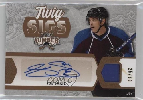 2021-22 Leaf Lumber Twig Sigs Bronze /30 Joe Sakic #TS-JS1 Auto HOF