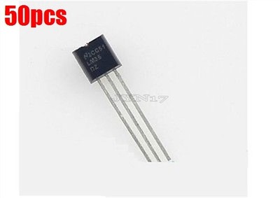 50Pcs LM35DZ LM35 TO-92 Nsc Temperature Sensor Ic New ns