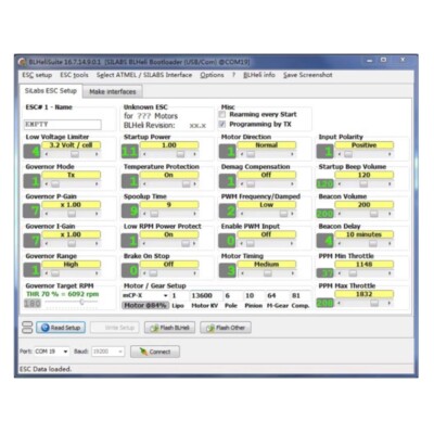 Programmateur USB BLHeli Pour ESC Sans Balais - Compatible BLHeli_S Et BLHeli_32 - Réglage Des Paramètres De Contrôleur Moteur