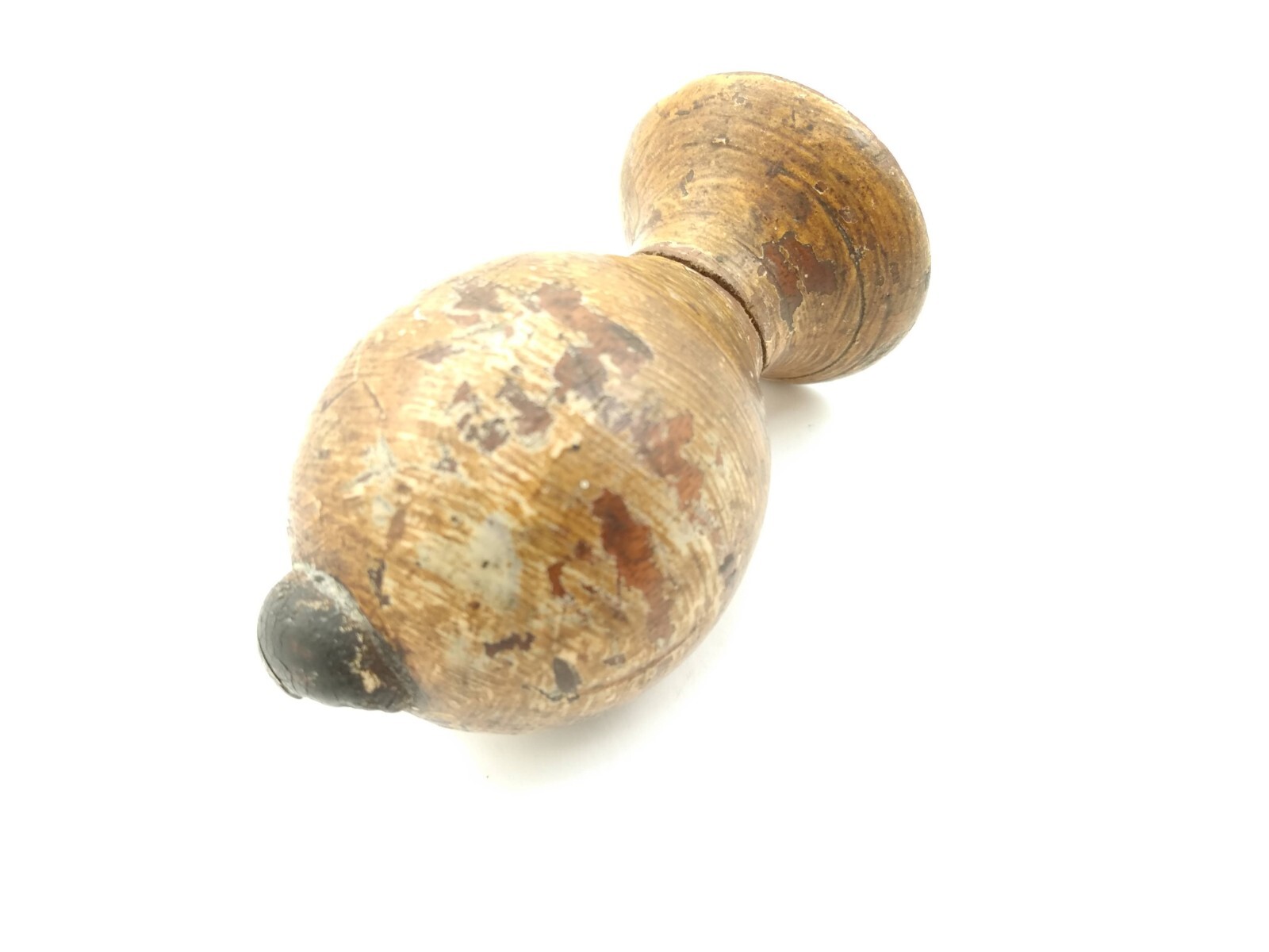 Antique Shabby Chic Birch Wood Door Stop 2 3/4" Bumper Country Rustic