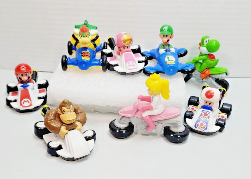 Nintendo Mario Kart McDonald’s Happy Meal Toys 2022 Complete SET OF 8
