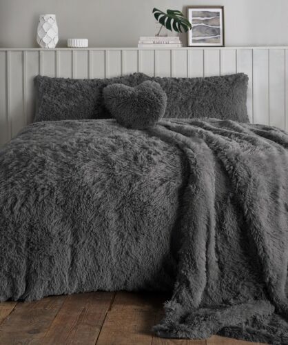 Kuschel Flauschig Fell Fleece Bettbezug Alaska Teddy Thermo Warm Bettwäsche Kuscheln - Bild 12 von 14