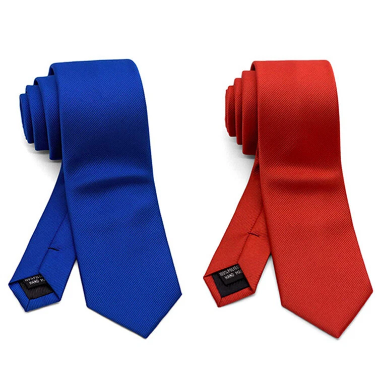 Men's Tie Plain Ties Satin Solid Color Slim Skinny Smart Party Wedding Thin Neck - Image 4 of 4