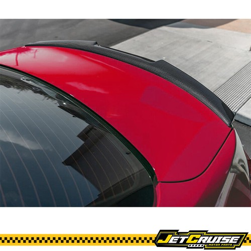 Se adapta a 12-20 BMW Serie 3 F30 F80 M4 fibra de carbono real alerón trasero labio del ala - Imagen 2 de 6