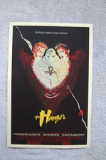 The Hunger Lobby Card Movie Poster David Bowie 