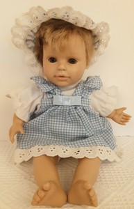 baby doll with blue hair