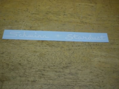 Schwinn Approved Stardust White Bicycle Chainguard Decal 