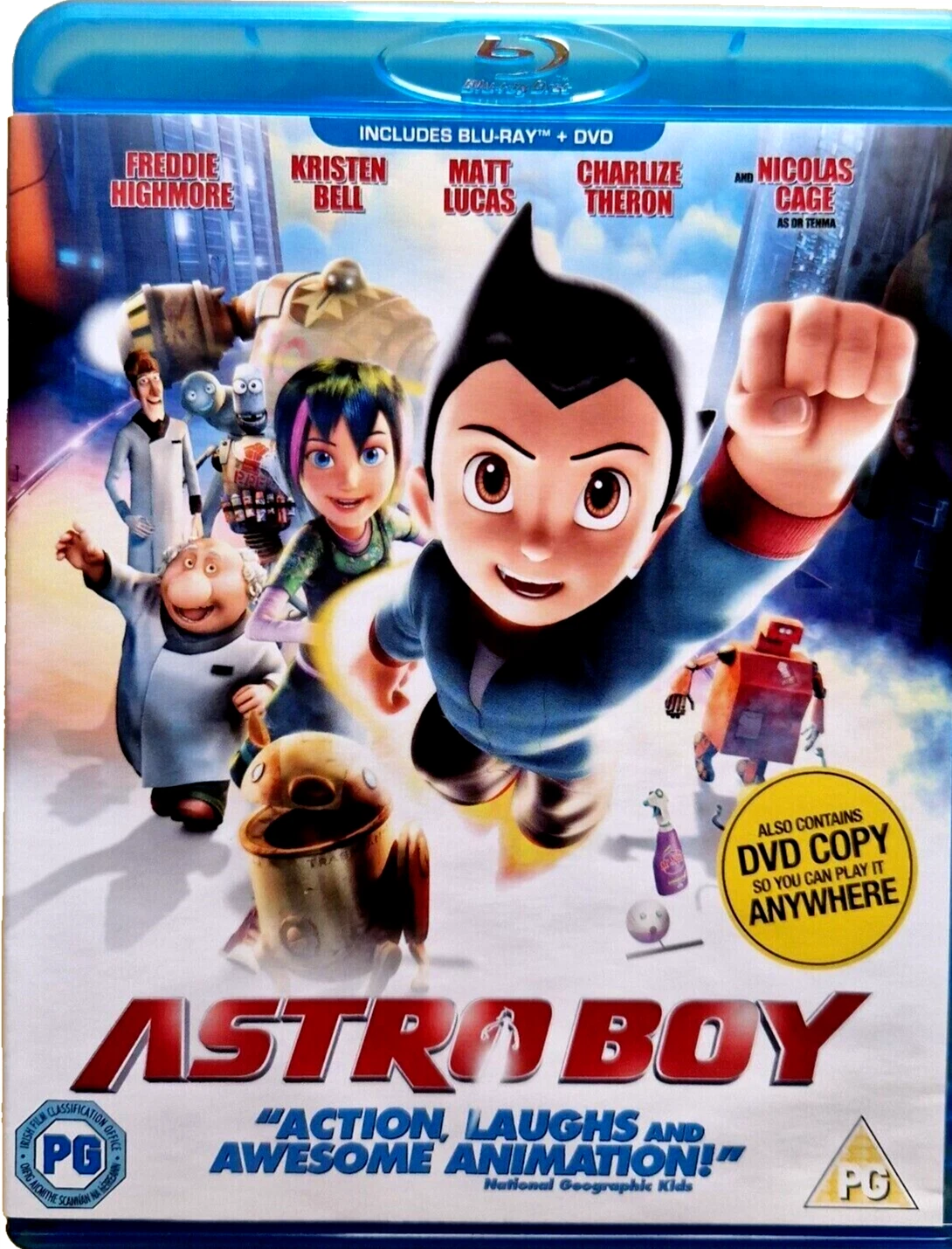 Astro Boy (Blu-ray-2010, 2-Disc) Region B. Freddie Highmore