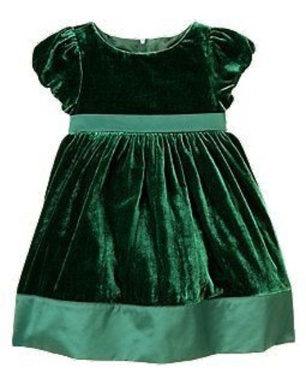 GYMBOREE HOLIDAY CELEBRATIONS GREEN VELVETEEN DRESSY DRESS 3 6 12 18 2 3 4  5 NWT