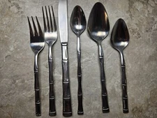 Royal Suprema aka Exotica Bamboo by Sunshine Products Stainless Flatware Choice