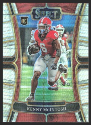 2023 Panini Select Draft Picks Hyper Kenny McIntosh #ERS-KMC BG6