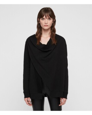 Manteau Asymétrique Monument Eve Black FR