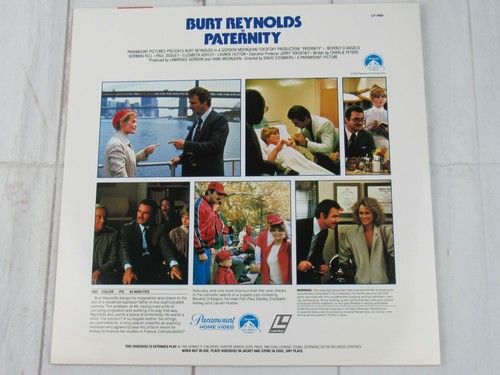 Paternity, Burt Reynolds, Extended Play Laser Disc PG - Bild 2 von 2