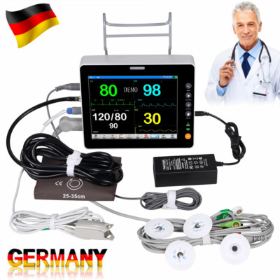 PM-9000 ICU CCU Multi-parameter Patient Monitor+ECG NIBP RESP SPO2 TEMP PR