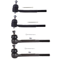 4x For 1978-1986 1987 1988 Monte Carlo Front Inner Outer Tie Rod End Links Kit