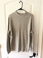 Dockers Men's XL Ivory Crewneck Sweater Preowned Career
