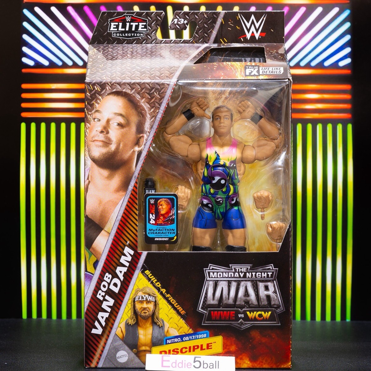 WWE Elite Collection Monday Night Wars ROB VAN DAM RVD